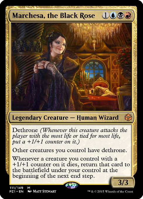 Marchesa, the Black Rose from Legendary Cube Prize Pack