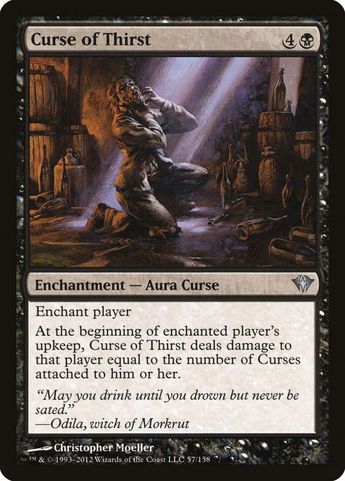 Curse of Thirst from Dark Ascension