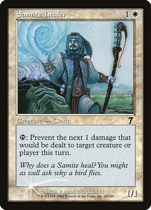 Samite Healer from Seventh Edition