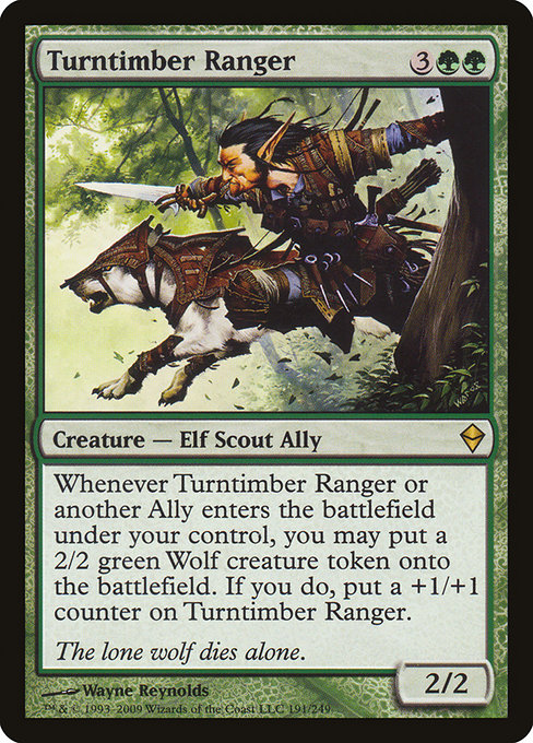 Turntimber Ranger highlighted card art