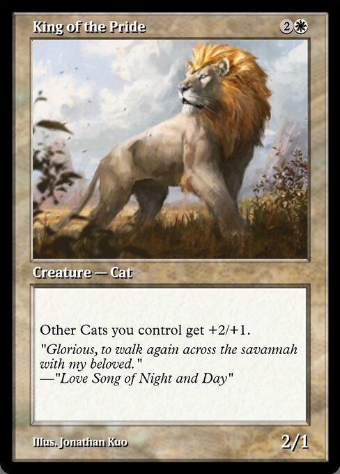 King of the Pride highlighted card art
