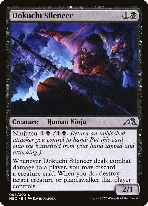 Dokuchi Silencer highlighted card art