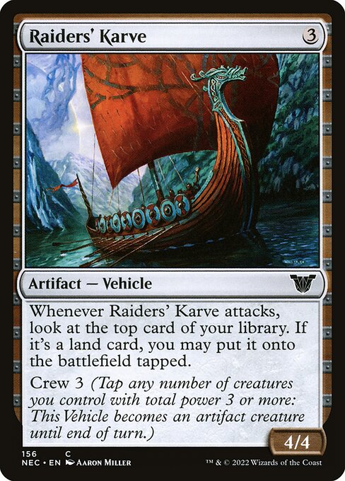 Raiders' Karve from Neon Dynasty Commander