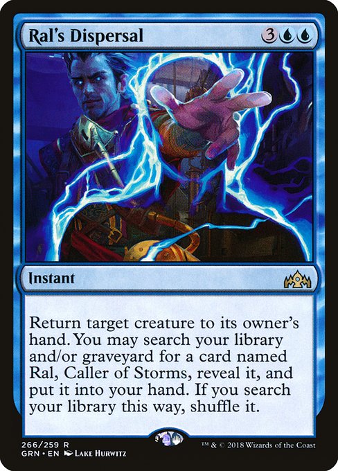 Ral's Dispersal highlighted card art