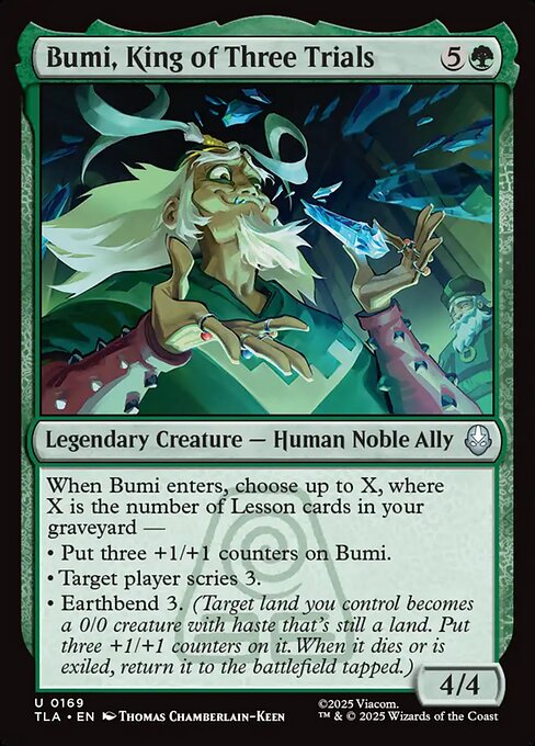 Bumi, King of Three Trials from Avatar: The Last Airbender
