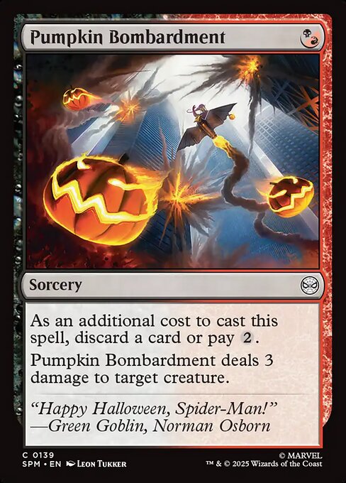Pumpkin Bombardment highlighted card art