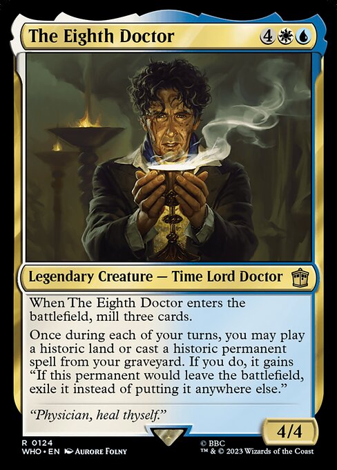 The Eighth Doctor from Doctor Who