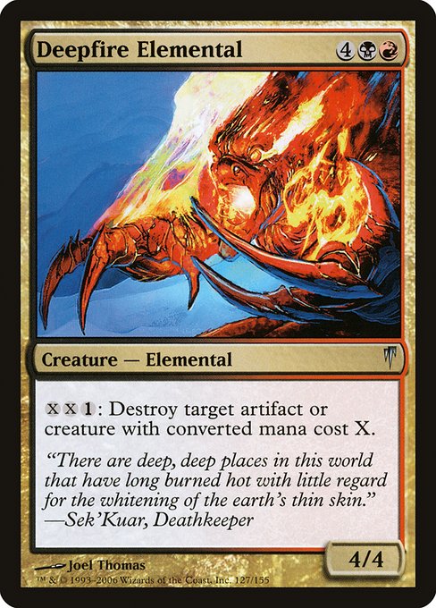 Deepfire Elemental from Coldsnap