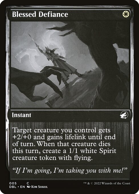 Blessed Defiance from Innistrad: Double Feature