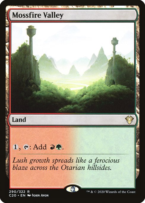 Mossfire Valley from Commander 2020