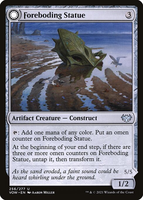 Foreboding Statue // Forsaken Thresher from Innistrad: Crimson Vow