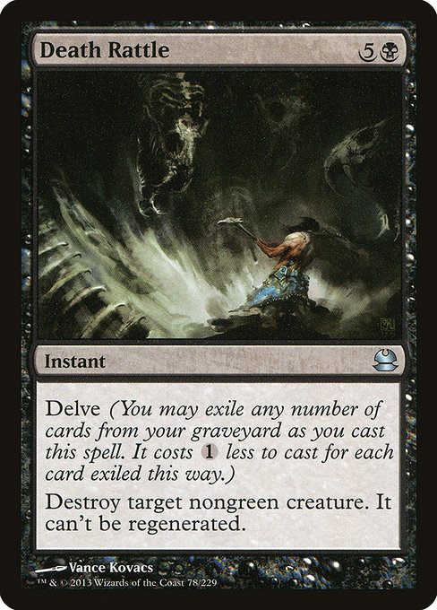 Death Rattle highlighted card art