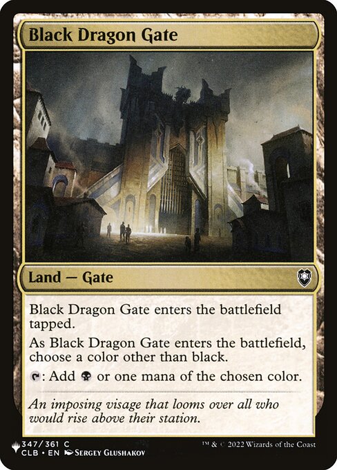 Black Dragon Gate highlighted card art
