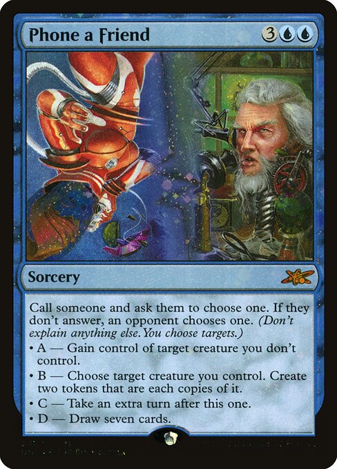 Phone a Friend highlighted card art