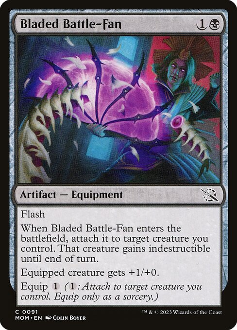 Bladed Battle-Fan highlighted card art