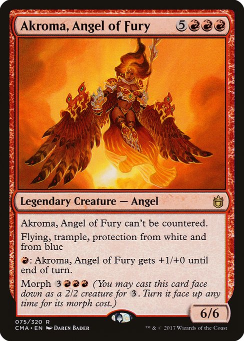 Akroma, Angel of Fury from Commander Anthology