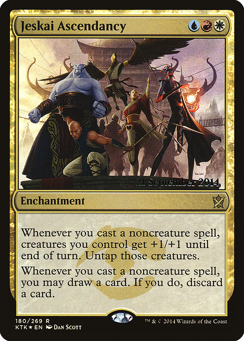 Jeskai Ascendancy from Khans of Tarkir Promos
