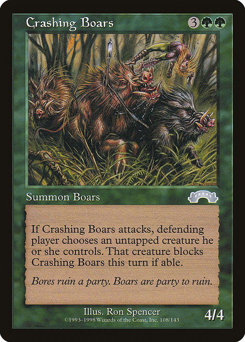 Crashing Boars from Exodus