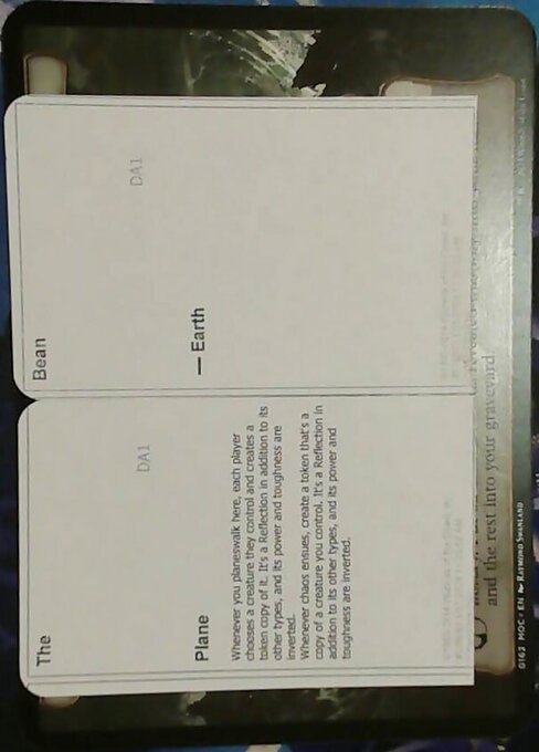 The Bean from Black Lotus Unknown Planechase