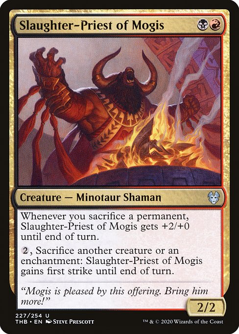 Slaughter-Priest of Mogis highlighted card art