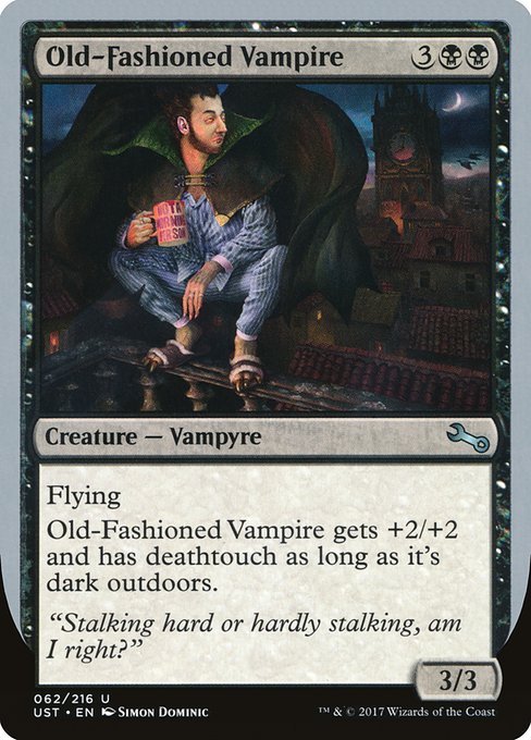 Old-Fashioned Vampire highlighted card art