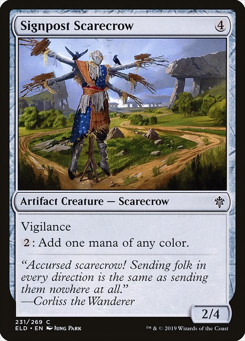 Signpost Scarecrow from Throne of Eldraine