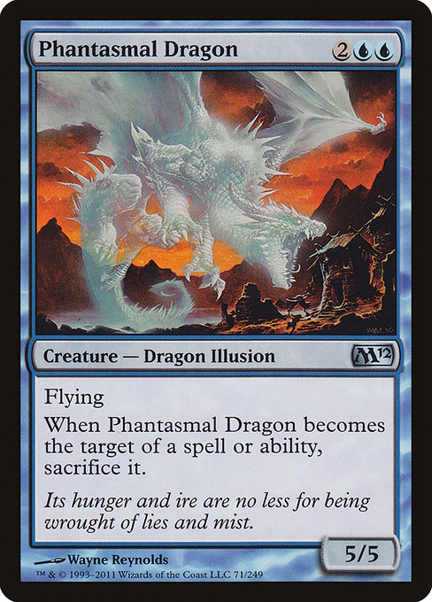 Phantasmal Dragon from Magic 2012