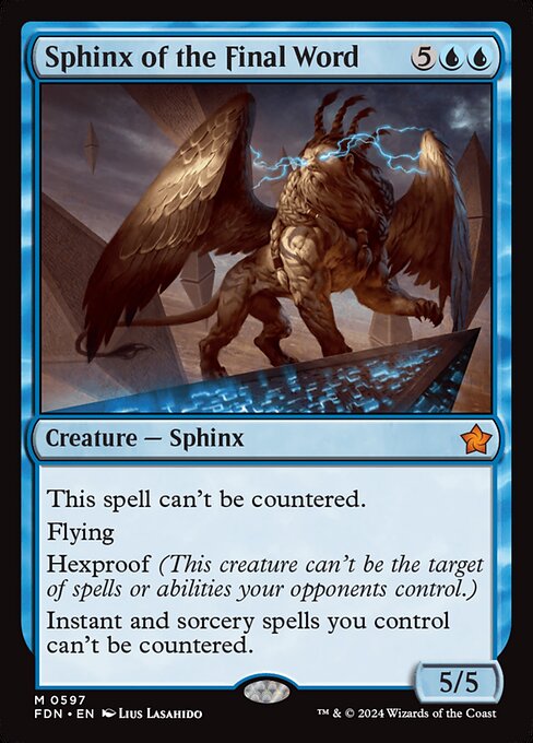 Sphinx of the Final Word highlighted card art