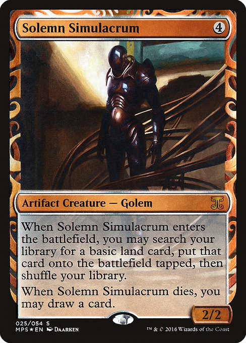 Solemn Simulacrum from Kaladesh Inventions
