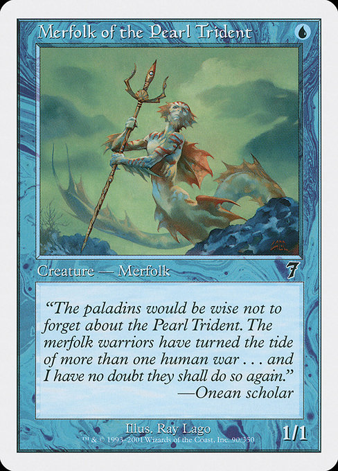 Merfolk of the Pearl Trident from Seventh Edition