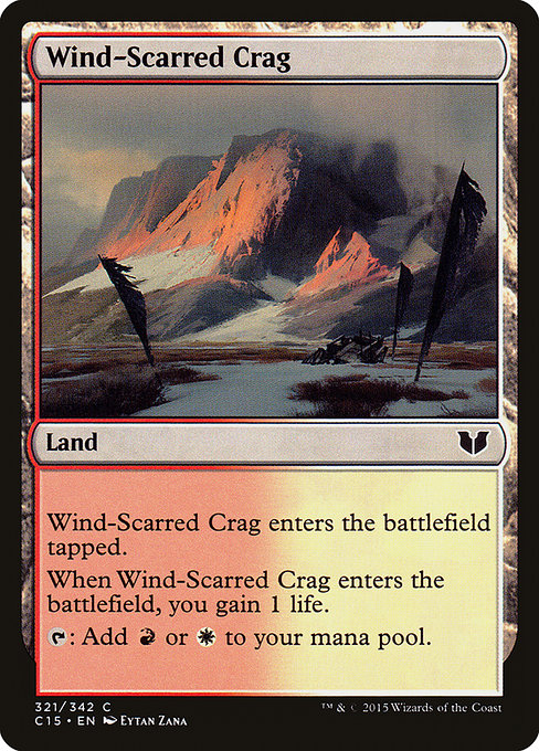 Wind-Scarred Crag from Commander 2015