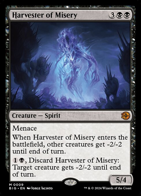 Harvester of Misery highlighted card art
