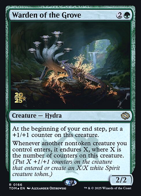 Warden of the Grove from Tarkir: Dragonstorm Promos