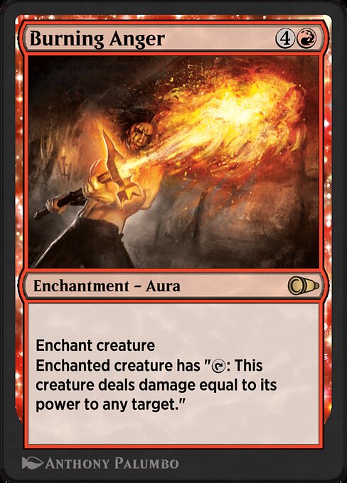Burning Anger highlighted card art