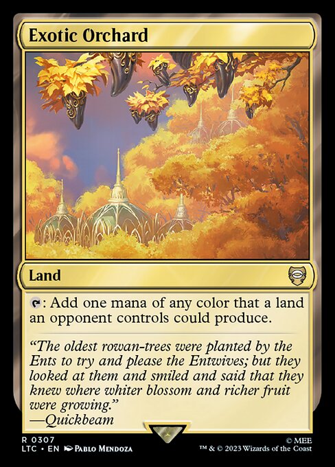 Exotic Orchard from Tales of Middle-earth Commander