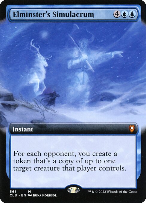 Elminster's Simulacrum from Commander Legends: Battle for Baldur's Gate