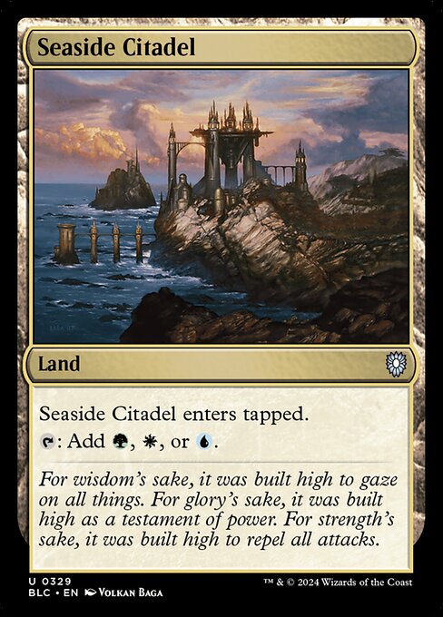Seaside Citadel from Bloomburrow Commander