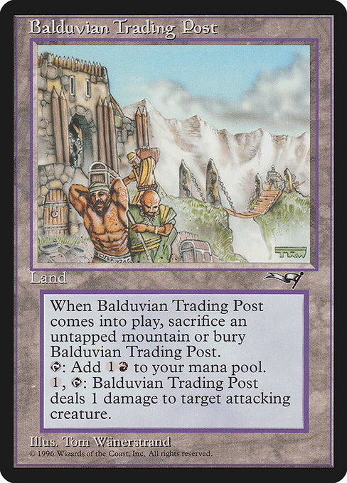 Balduvian Trading Post from Alliances