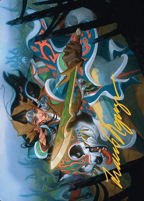 Eshki Dragonclaw // Eshki Dragonclaw from Tarkir: Dragonstorm Art Series