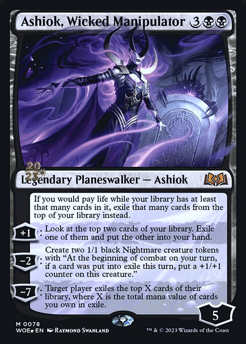 Ashiok, Wicked Manipulator from Wilds of Eldraine Promos