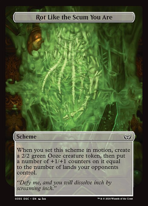 Rot Like the Scum You Are highlighted card art