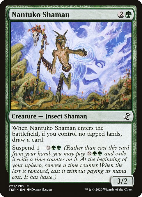 Nantuko Shaman highlighted card art
