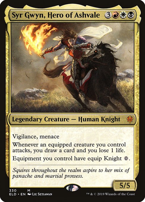 Syr Gwyn, Hero of Ashvale highlighted card art