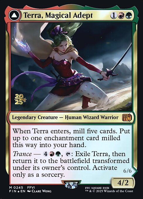 Terra, Magical Adept // Esper Terra from Final Fantasy Promos