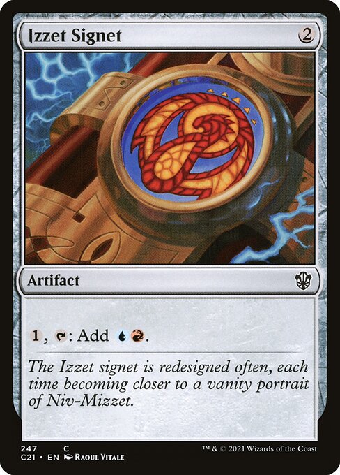 Izzet Signet from Commander 2021