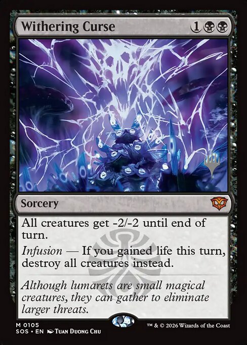Withering Curse from Secrets of Strixhaven Promos