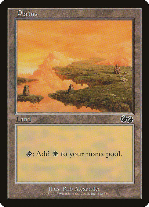 Plains from Urza's Saga