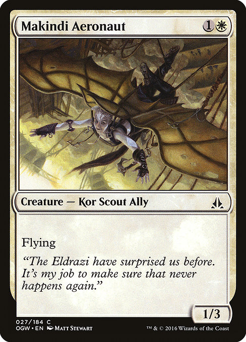 Makindi Aeronaut highlighted card art