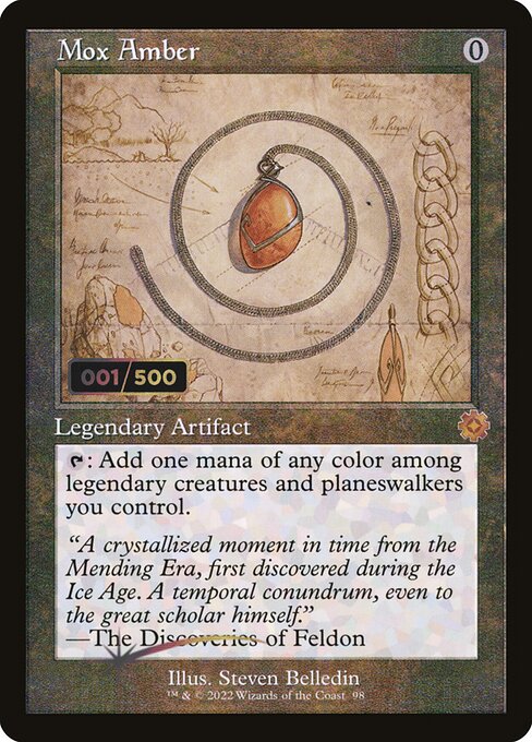 Mox Amber from The Brothers' War Retro Artifacts