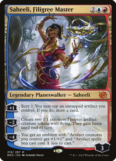 Saheeli, Filigree Master from The Brothers' War